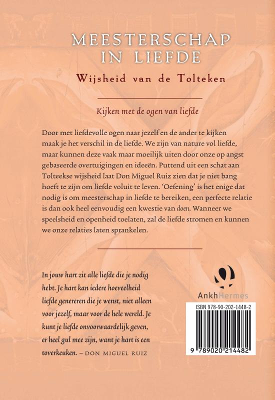Achterkant van Meesterschap in liefde