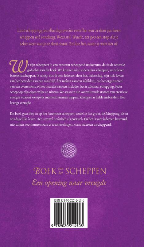 Achterkant van Boek van het Scheppen