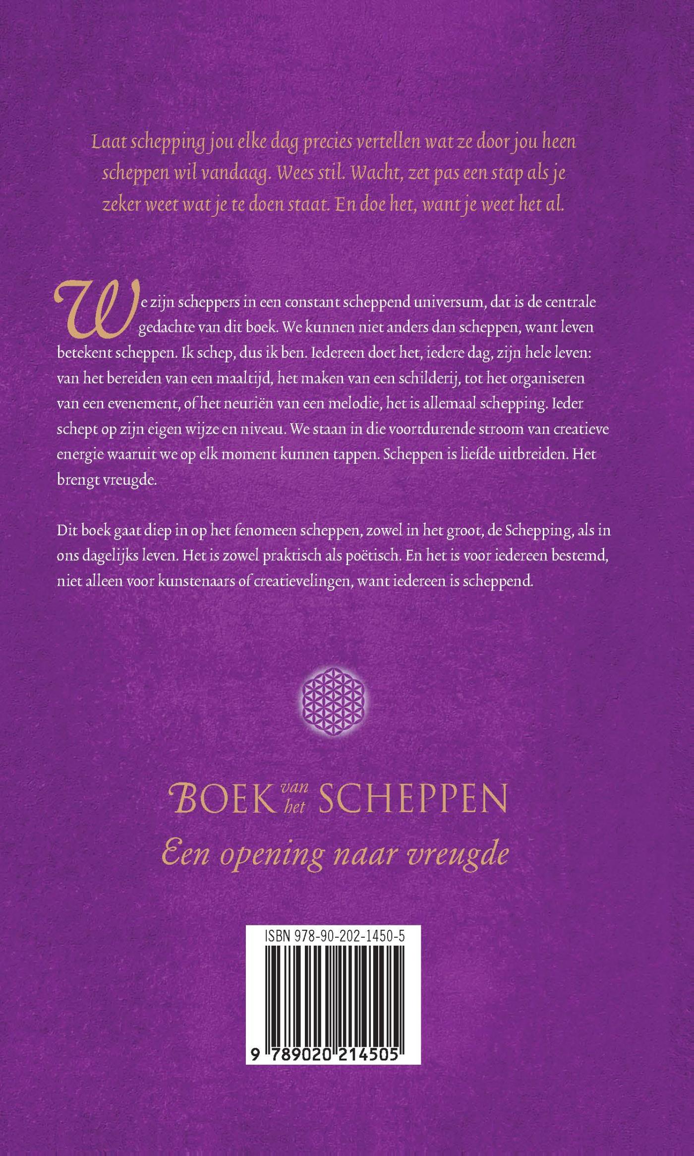 Achterkant van Boek van het Scheppen