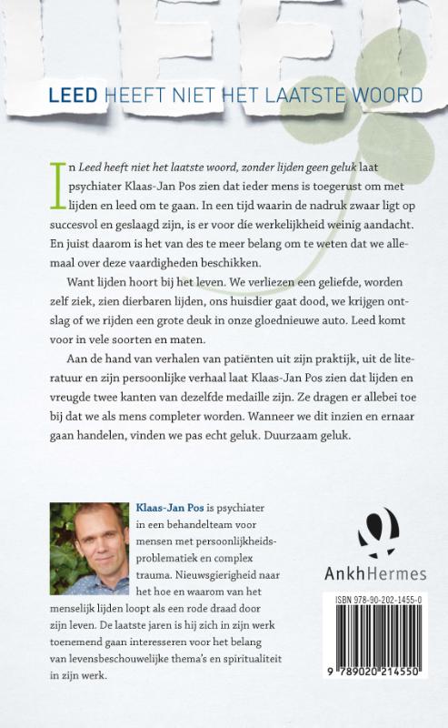 Achterkant van Leed heeft niet het laatste woord
