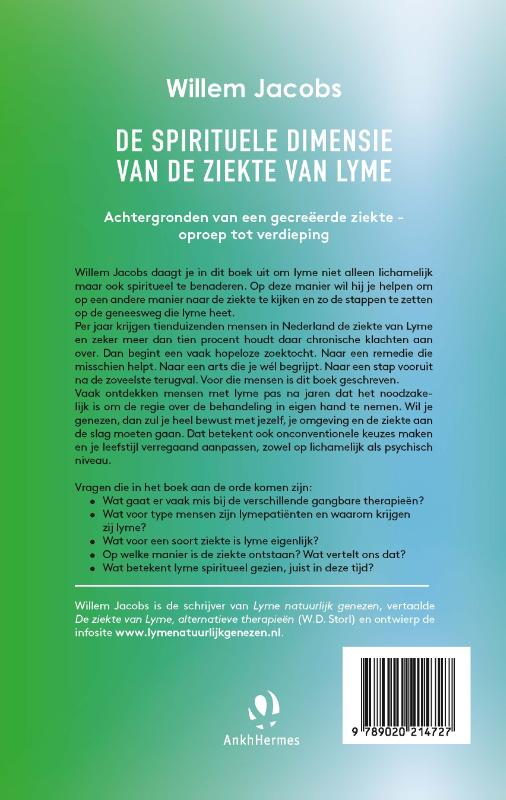 Achterkant van De spirituele dimensie van de ziekte van Lyme