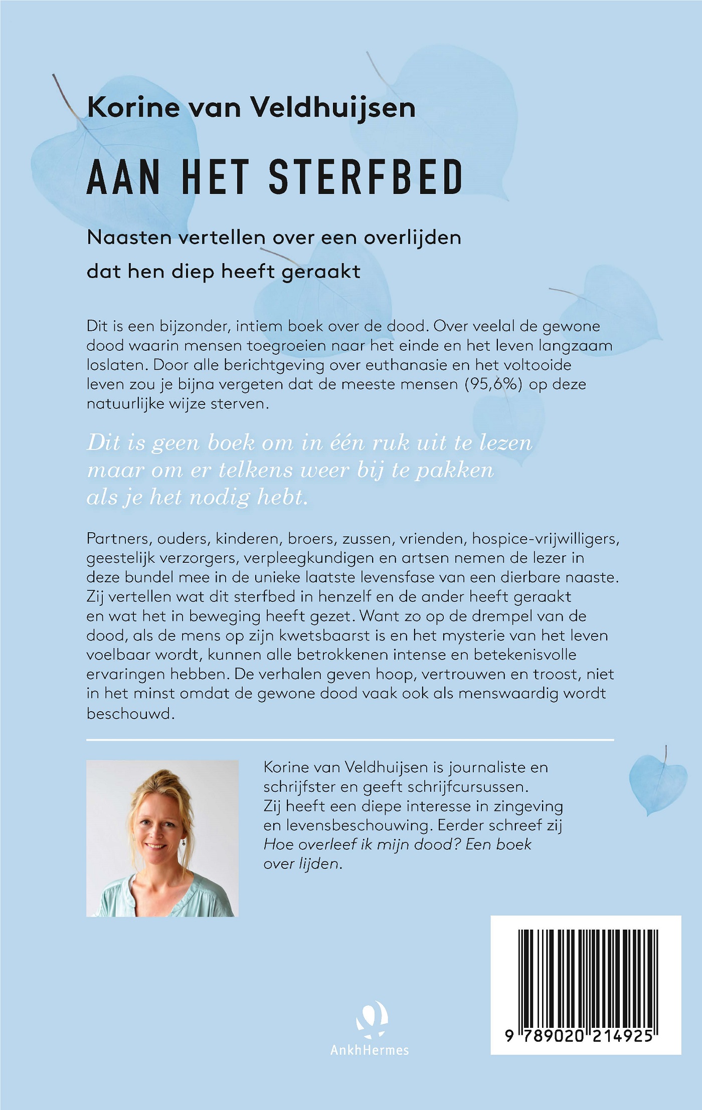 Achterkant van Aan het sterfbed