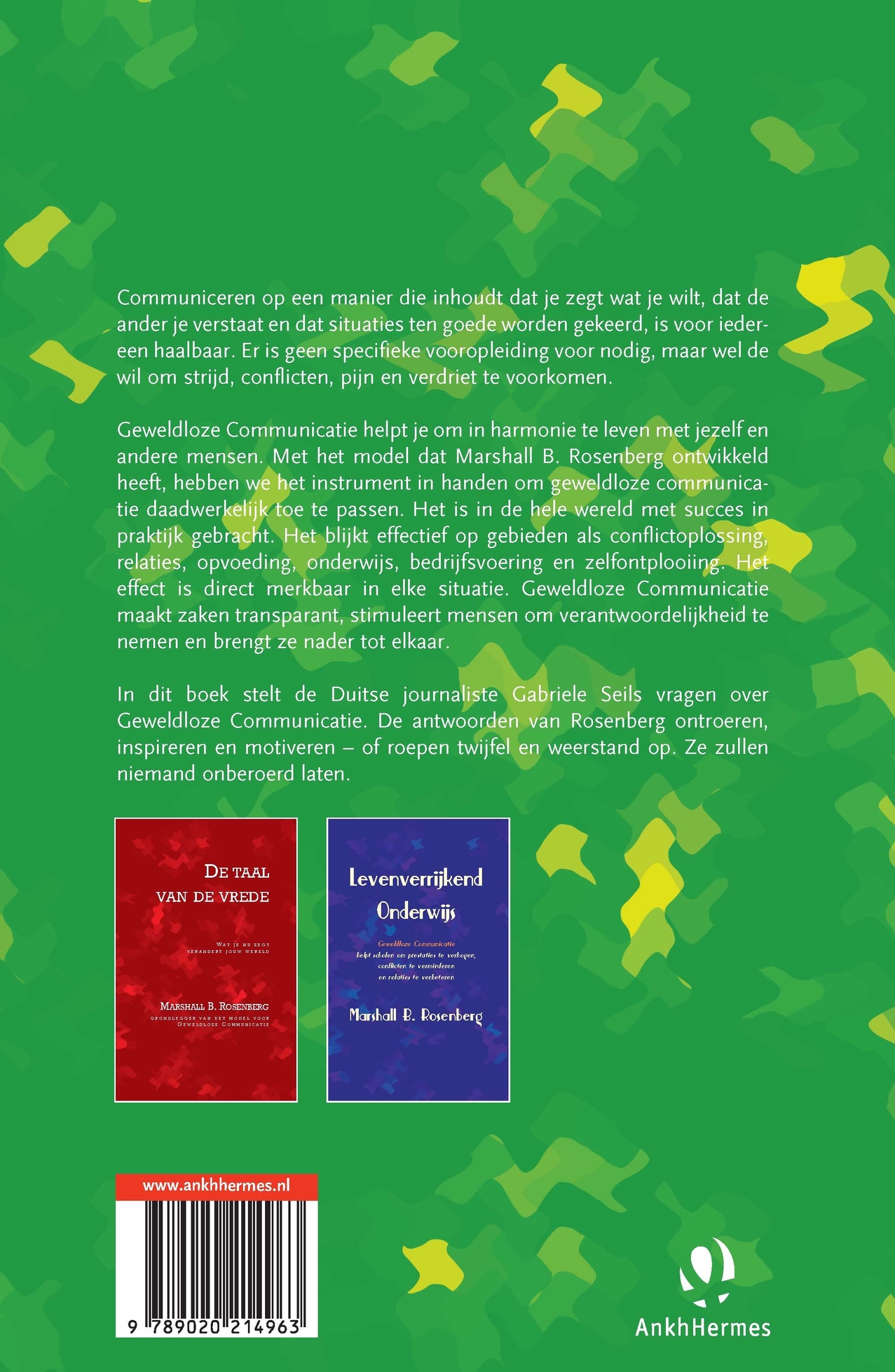 Achterkant van Gelijk hebben of gelukkig zijn