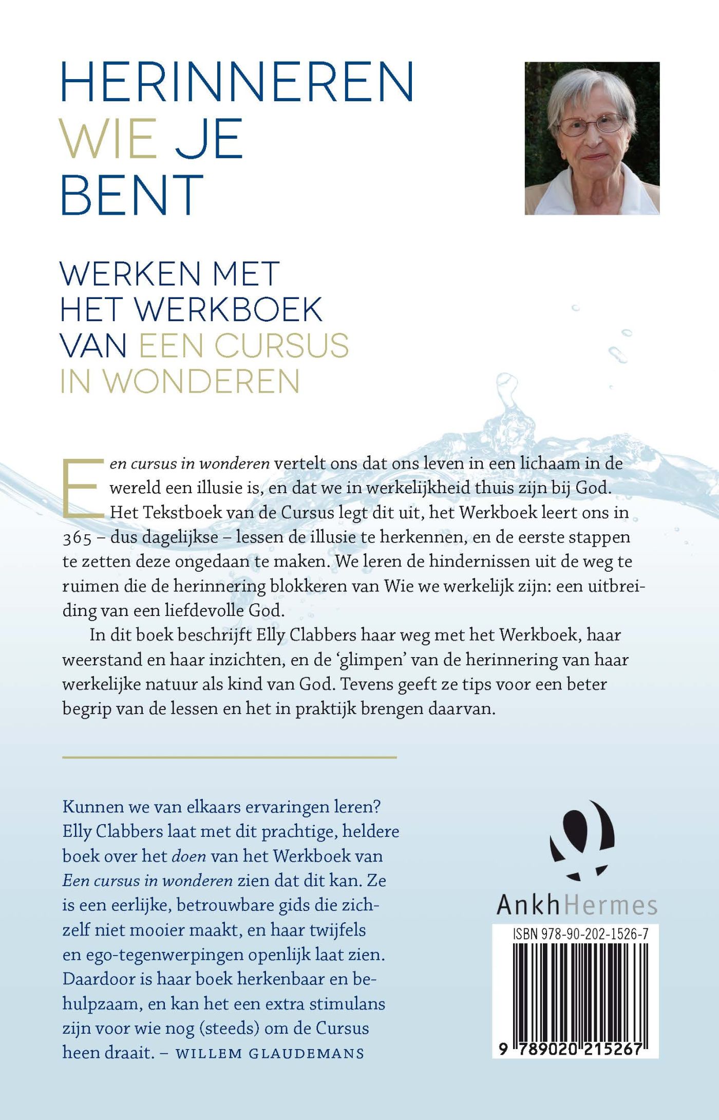 Achterkant van Herinneren wie je bent