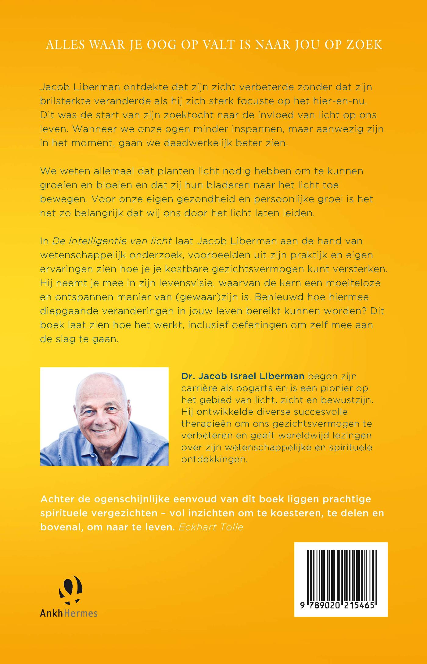 Achterkant van De intelligentie van licht