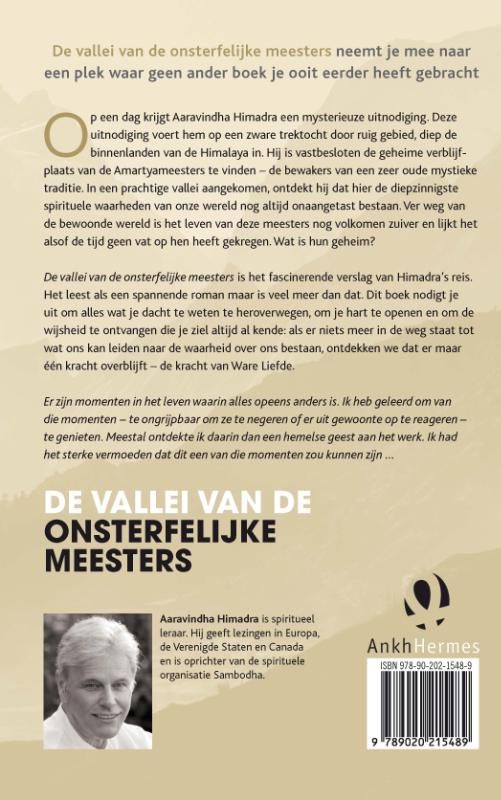Achterkant van De vallei van de onsterfelijke meesters