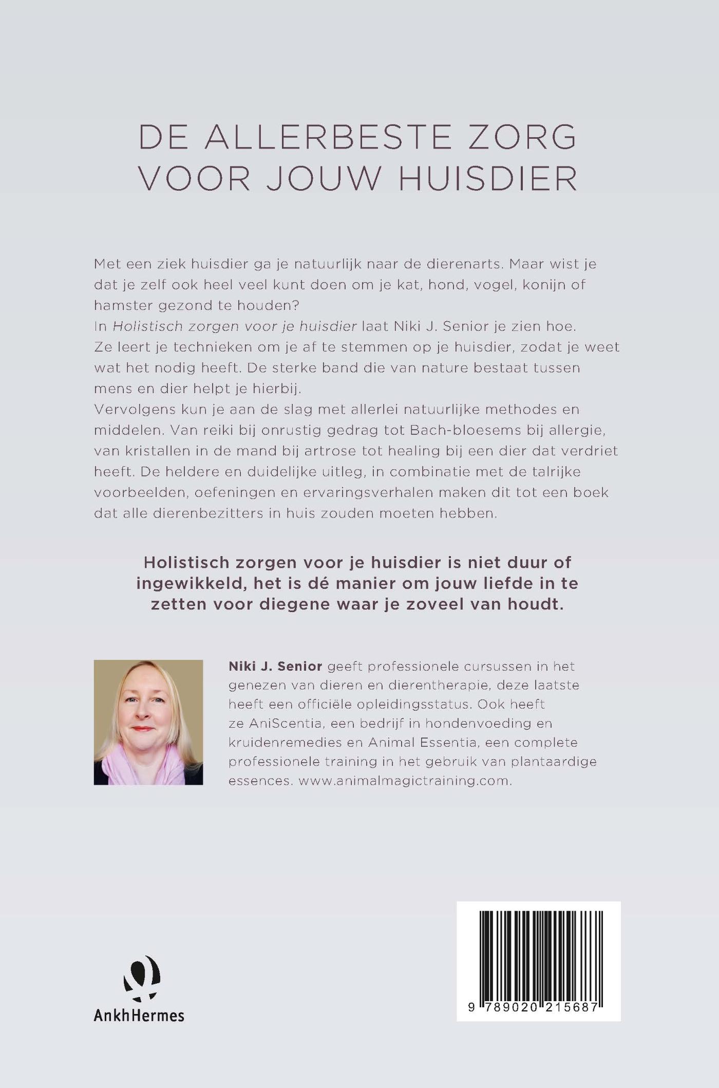 Achterkant van Holistisch zorgen voor je huisdier