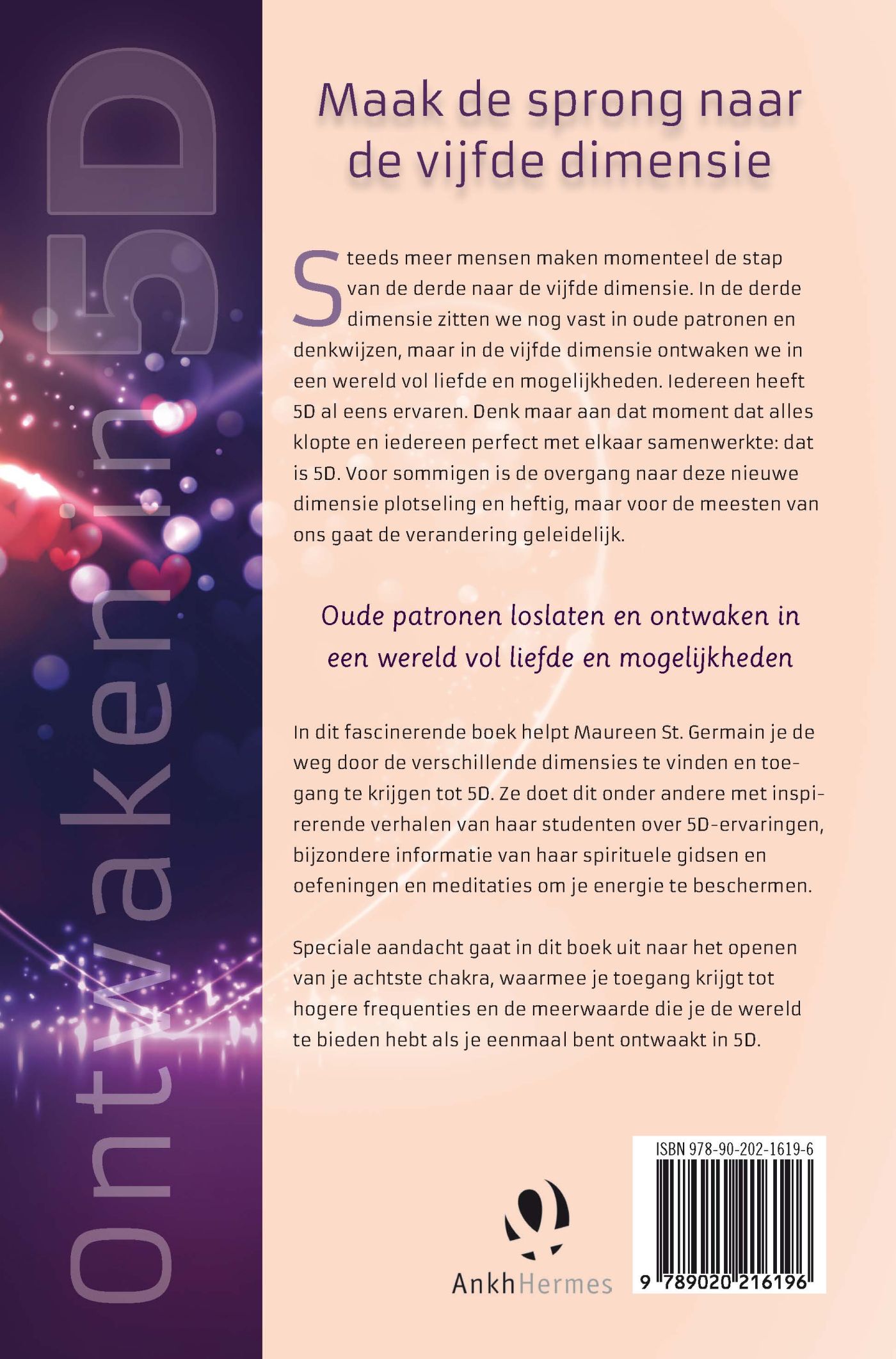 Achterkant van Ontwaken in 5D
