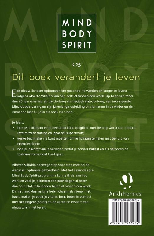 Achterkant van Mind body spirit