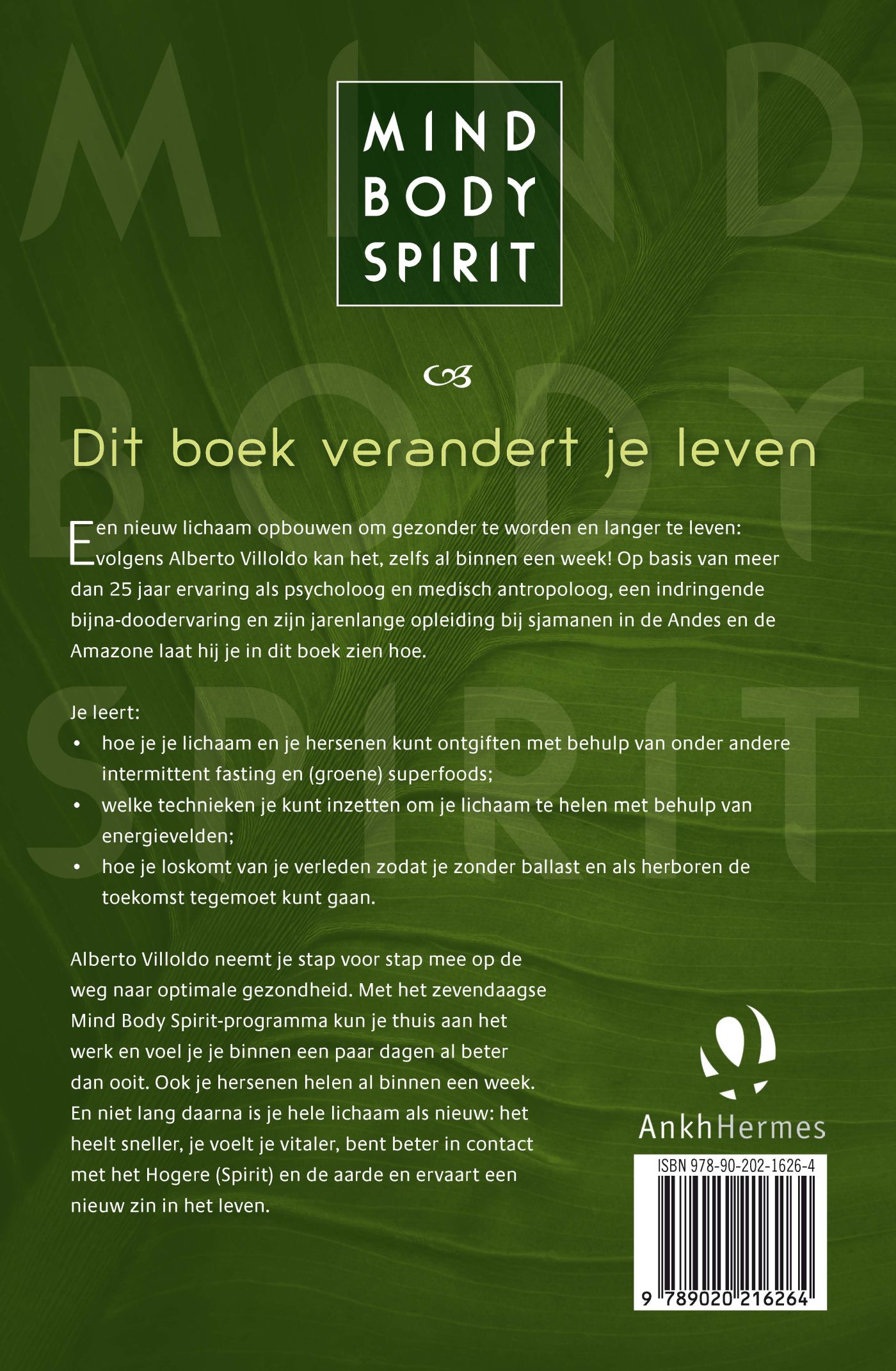 Achterkant van Mind body spirit