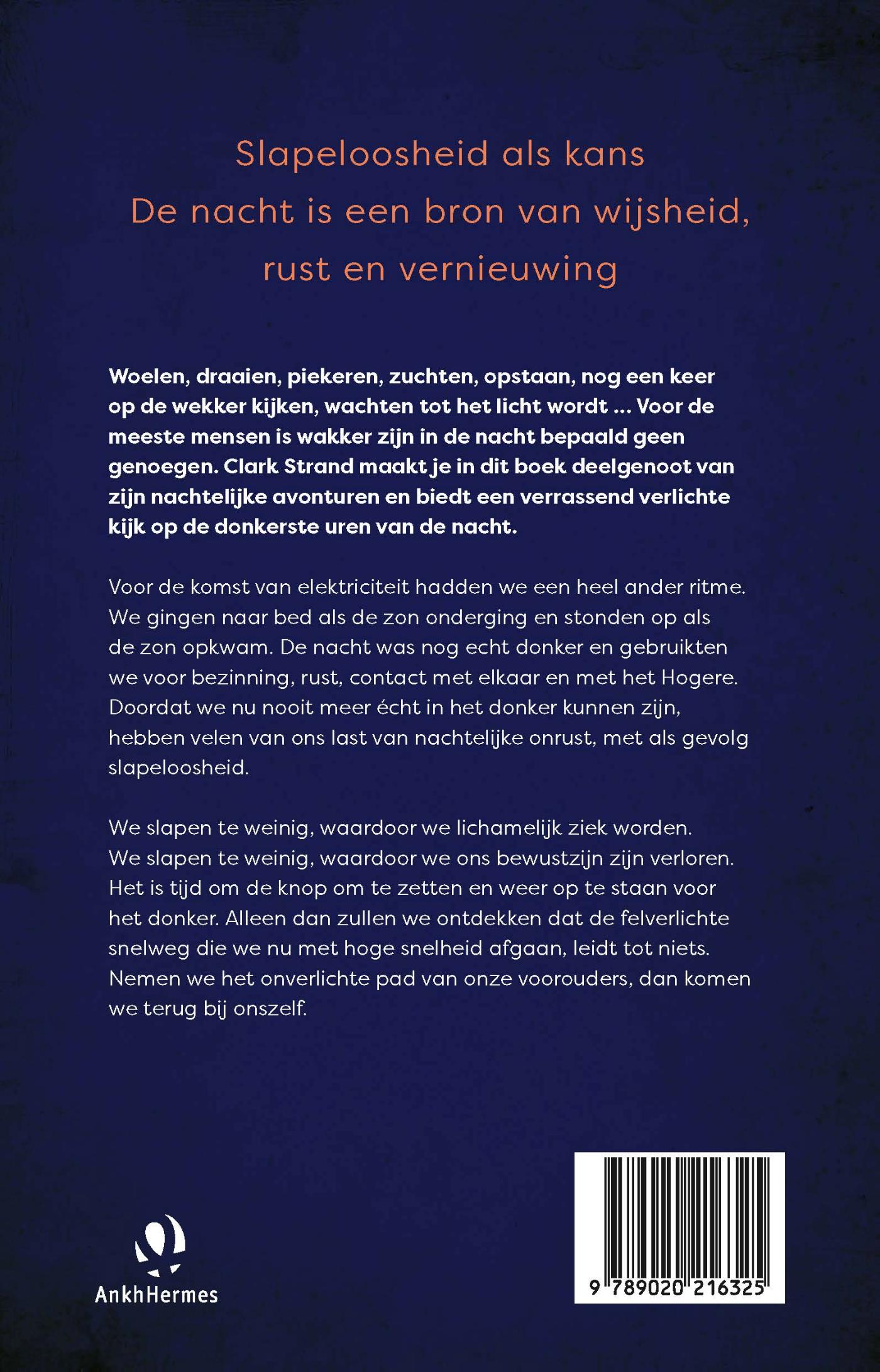 Achterkant van Wakker zijn in de nacht