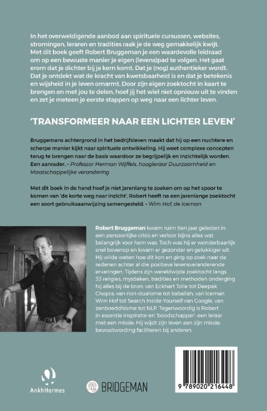 Achterkant van Start vandaag met lichter leven