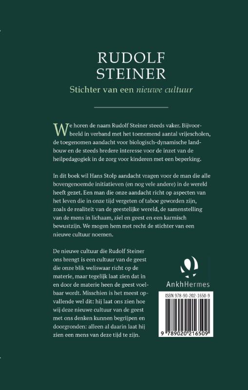 Achterkant van Rudolf Steiner