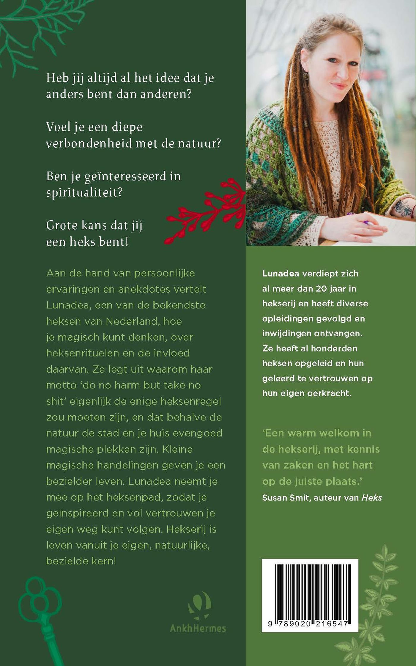Achterkant van De weg van de heks