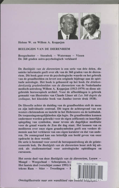 Achterkant van 2 Boogschutter-Steenbok-Waterman-Vissen