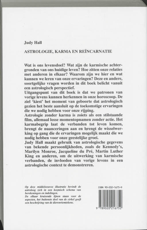 Achterkant van Astrologie, karma en reincarnatie
