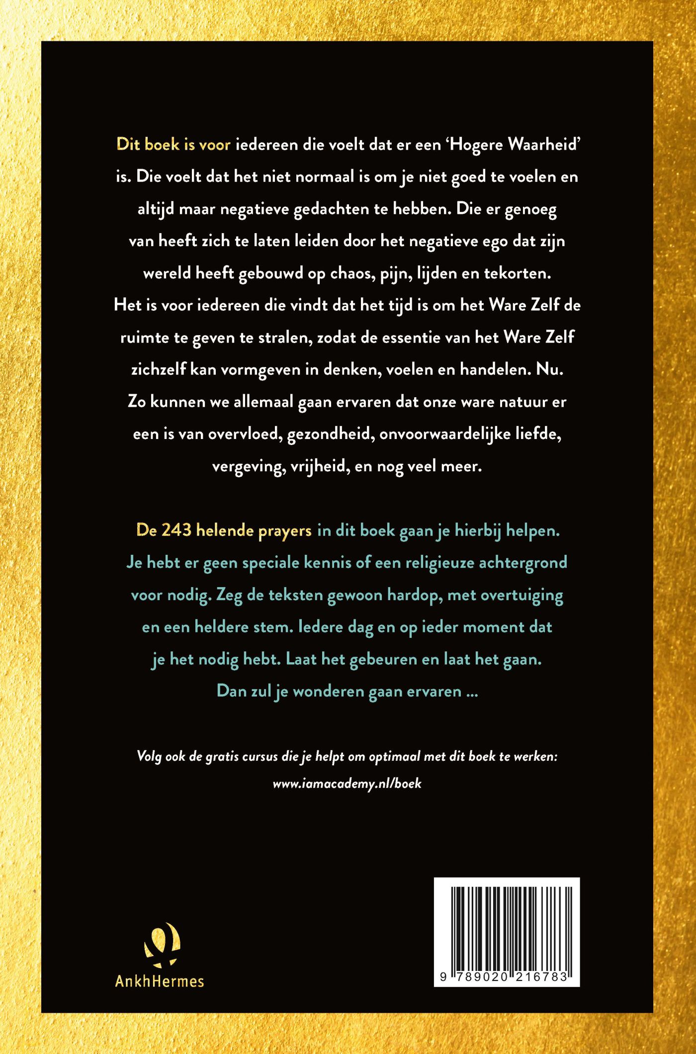 Achterkant van I Am