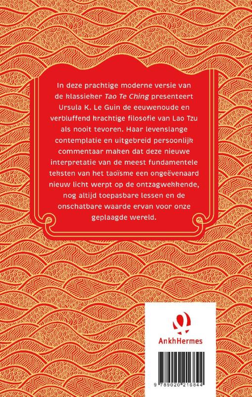 Achterkant van Tao Te Ching