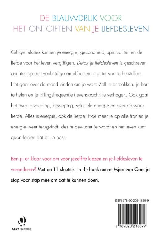 Achterkant van Detox je liefdesleven
