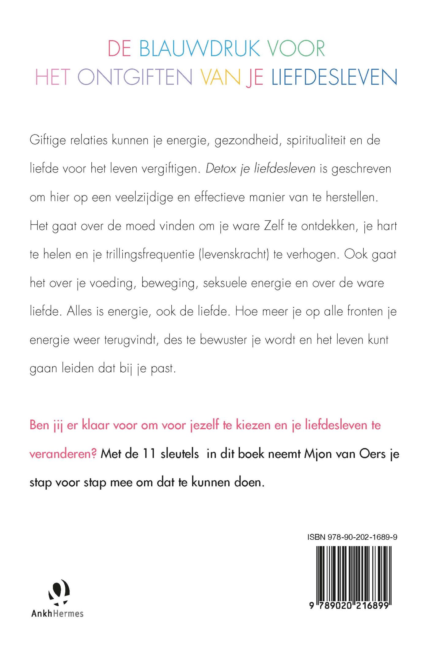 Achterkant van Detox je liefdesleven