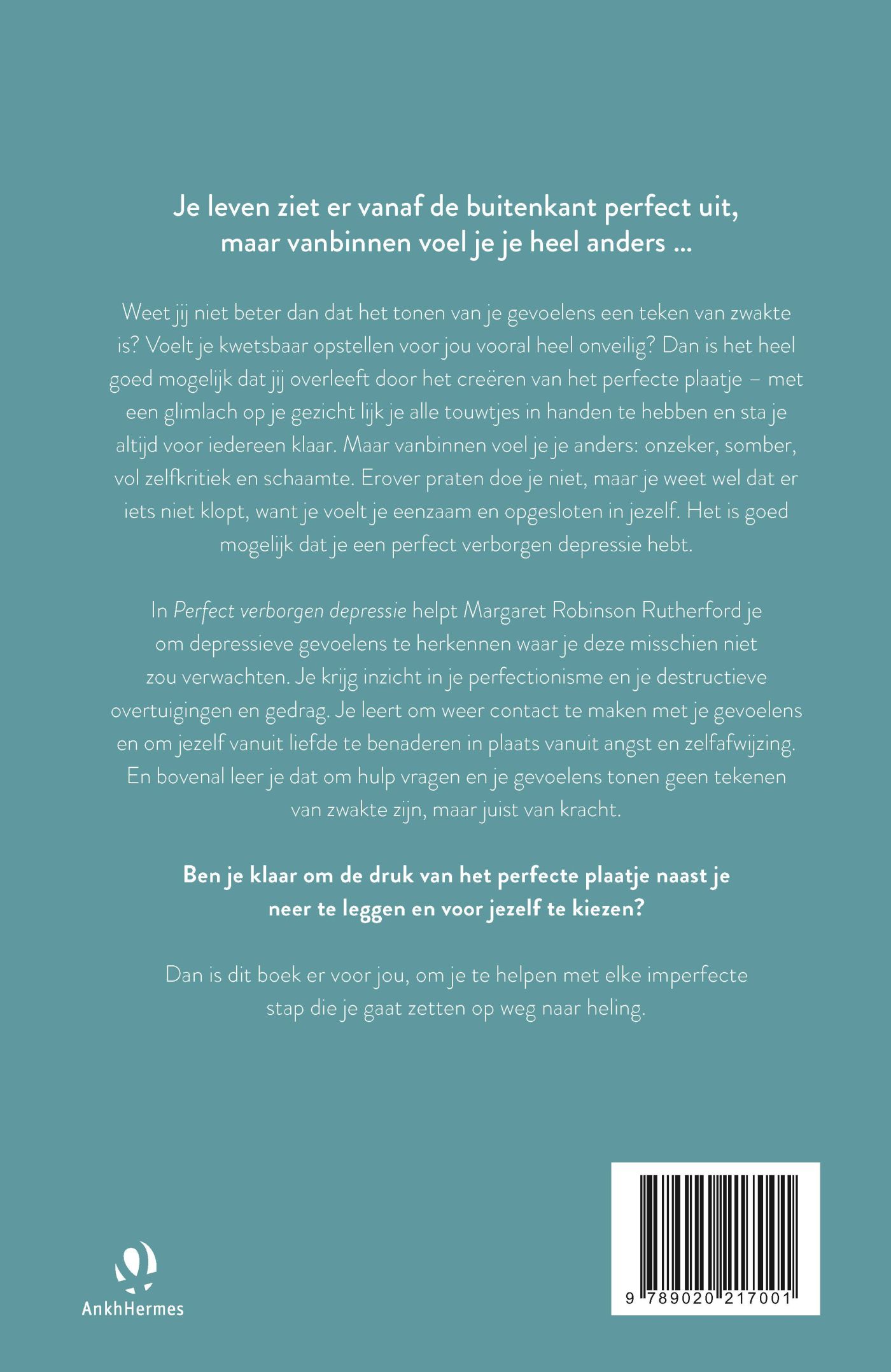 Achterkant van Perfect verborgen depressie