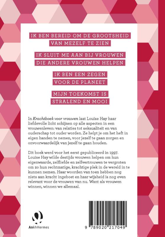 Achterkant van Krachtboek voor vrouwen
