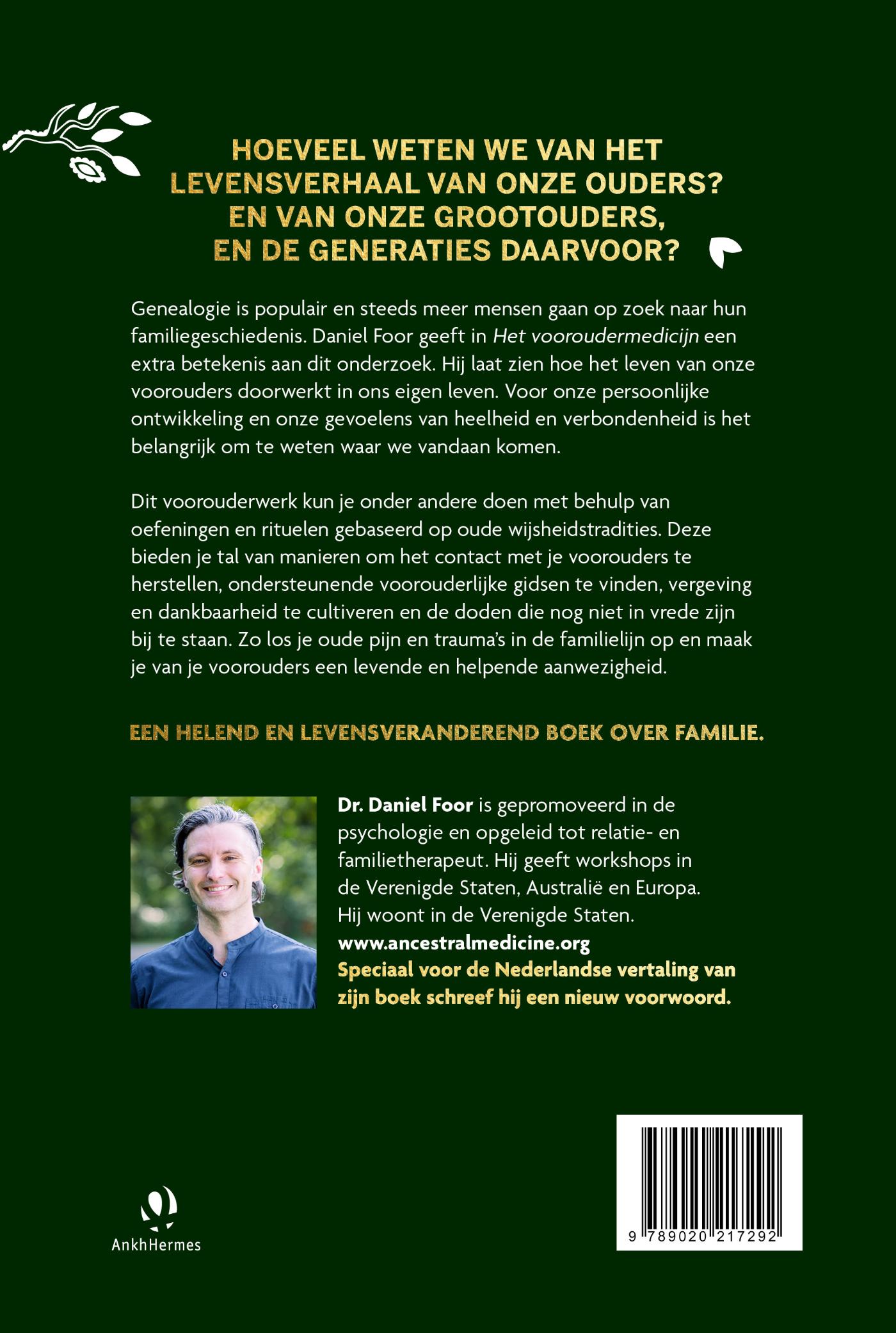 Achterkant van Het vooroudermedicijn
