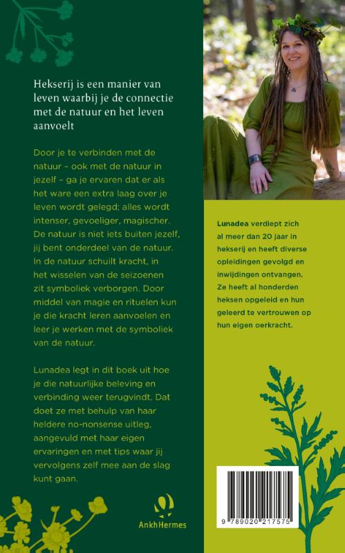 Achterkant van Heks in het groen