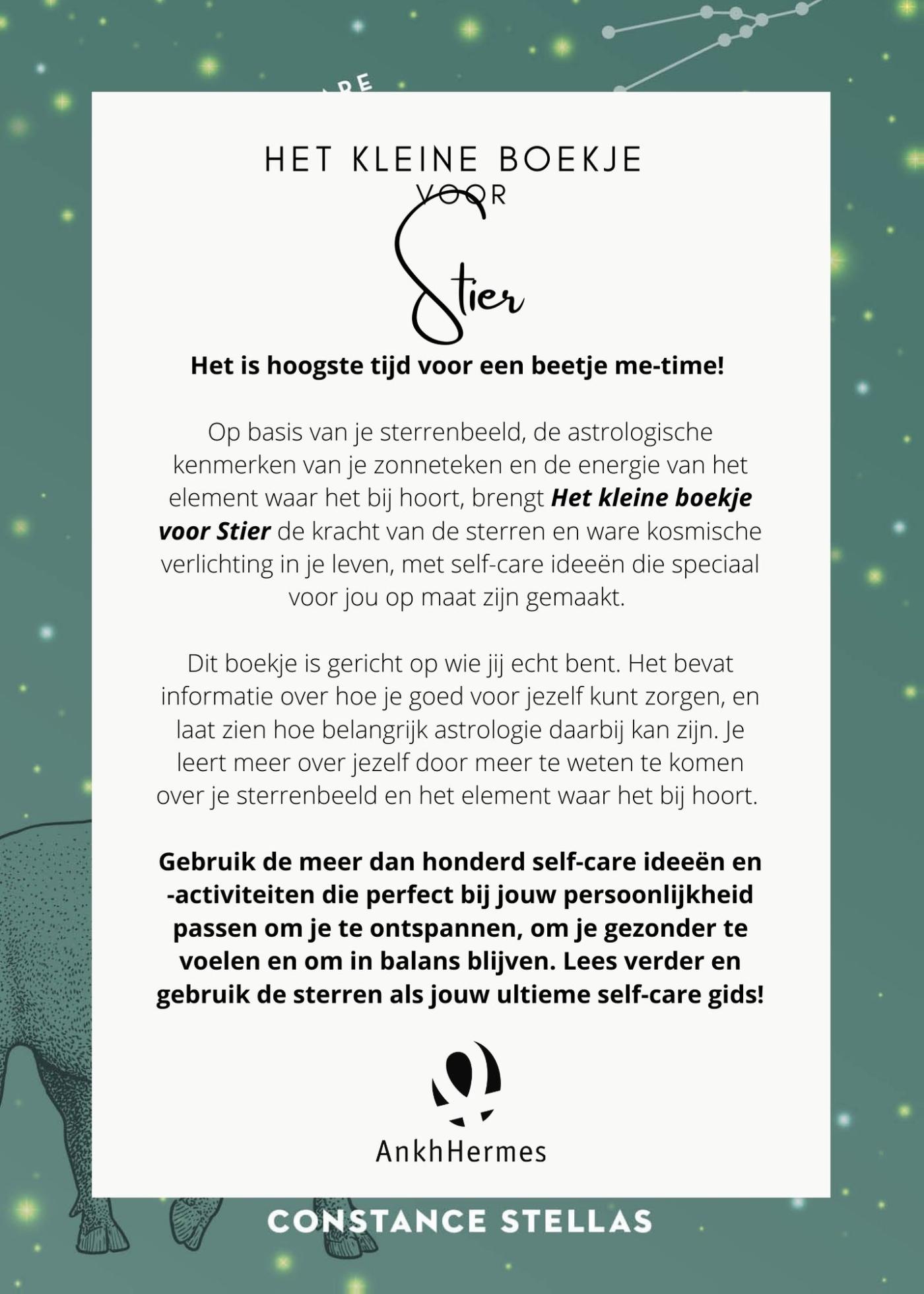 Achterkant van Het kleine boekje voor Stier
