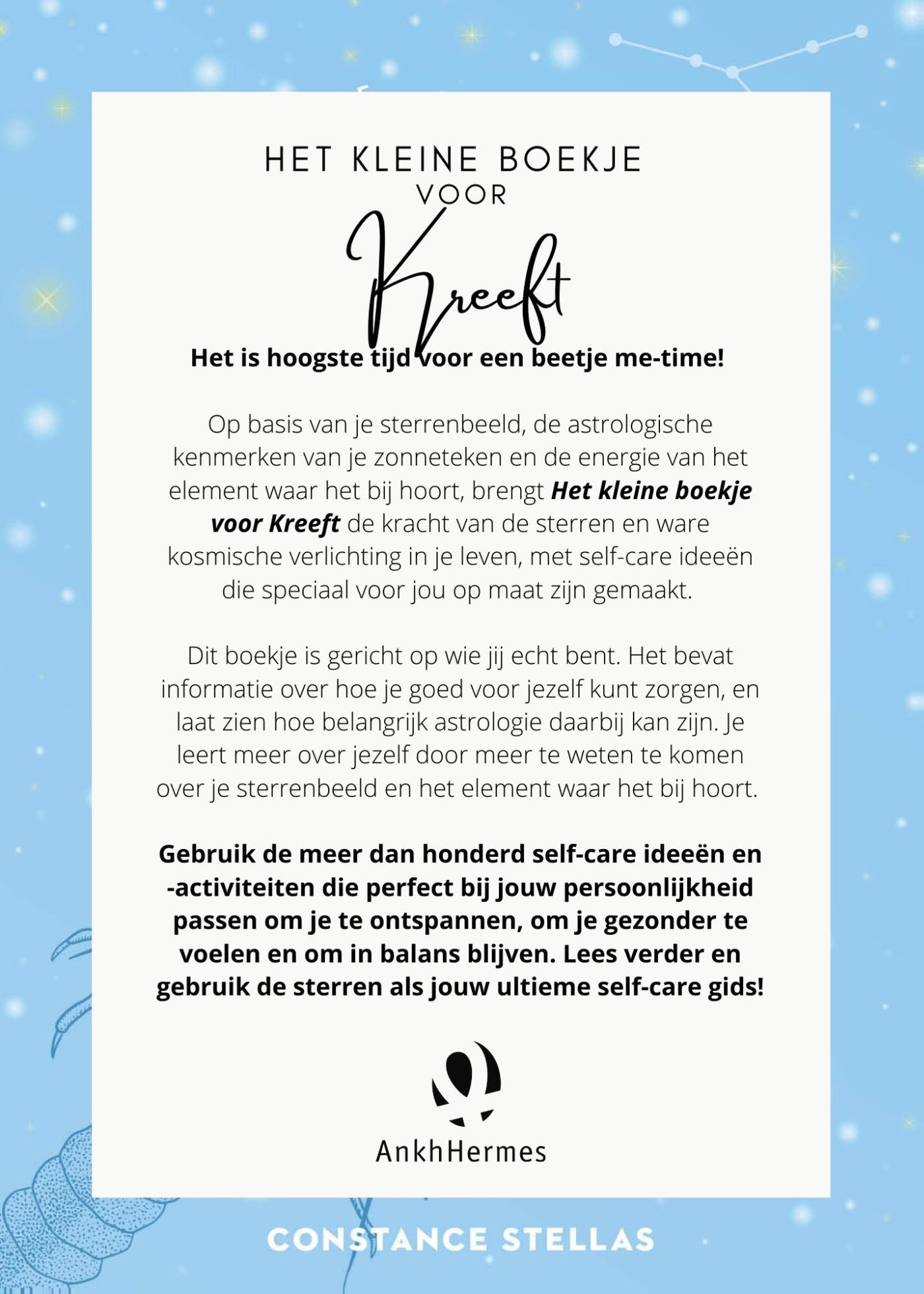 Achterkant van Het kleine boekje voor Kreeft