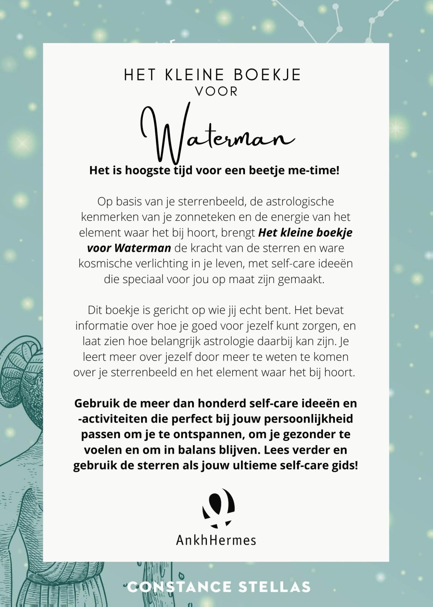 Achterkant van Het kleine boekje voor Waterman