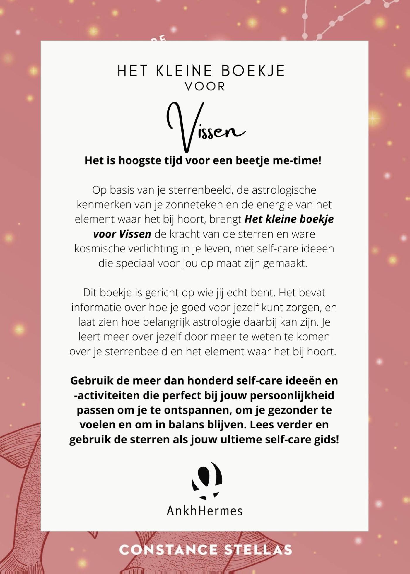 Achterkant van Het kleine boekje voor Vissen