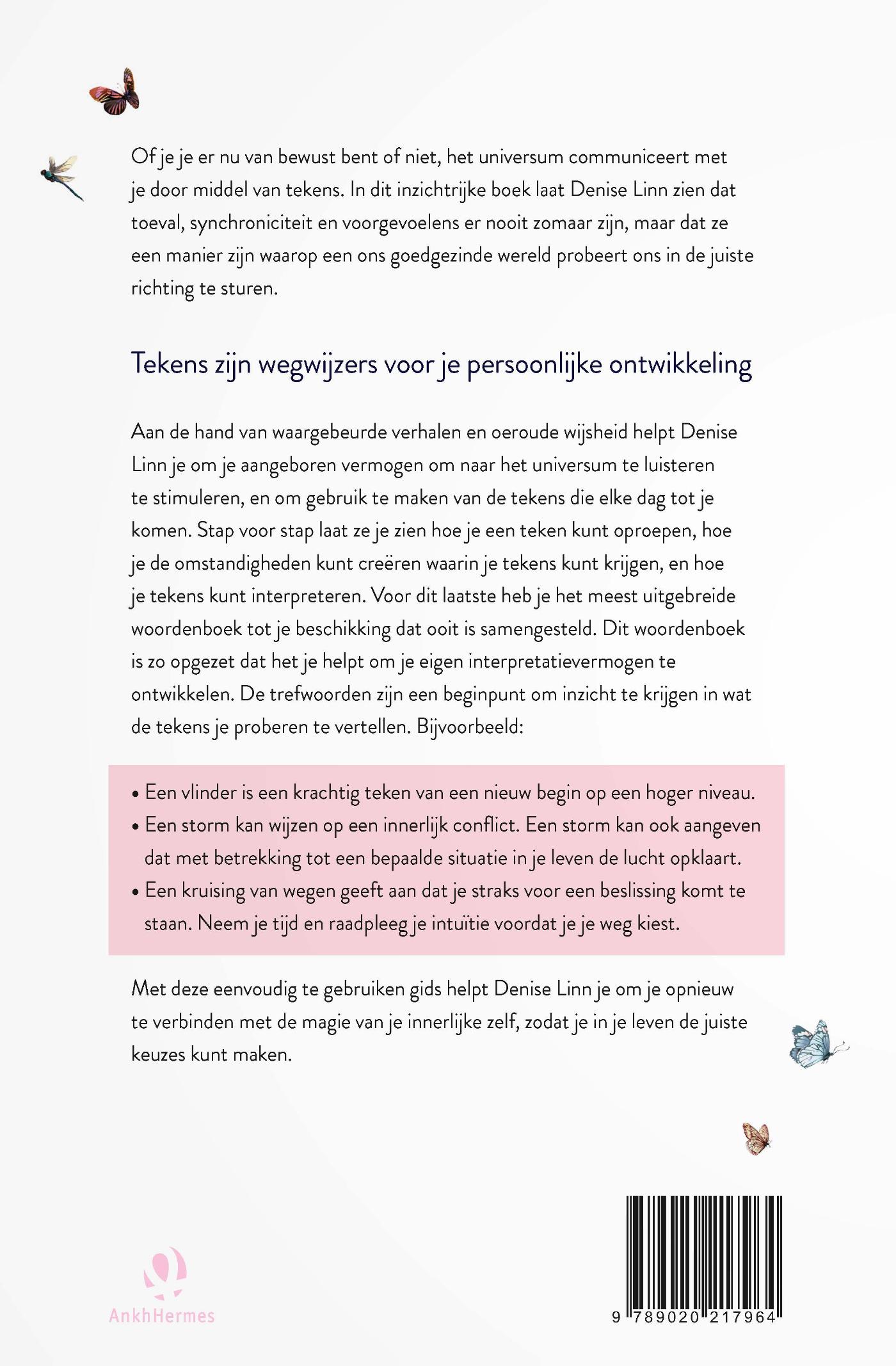 Achterkant van Tekens van het universum