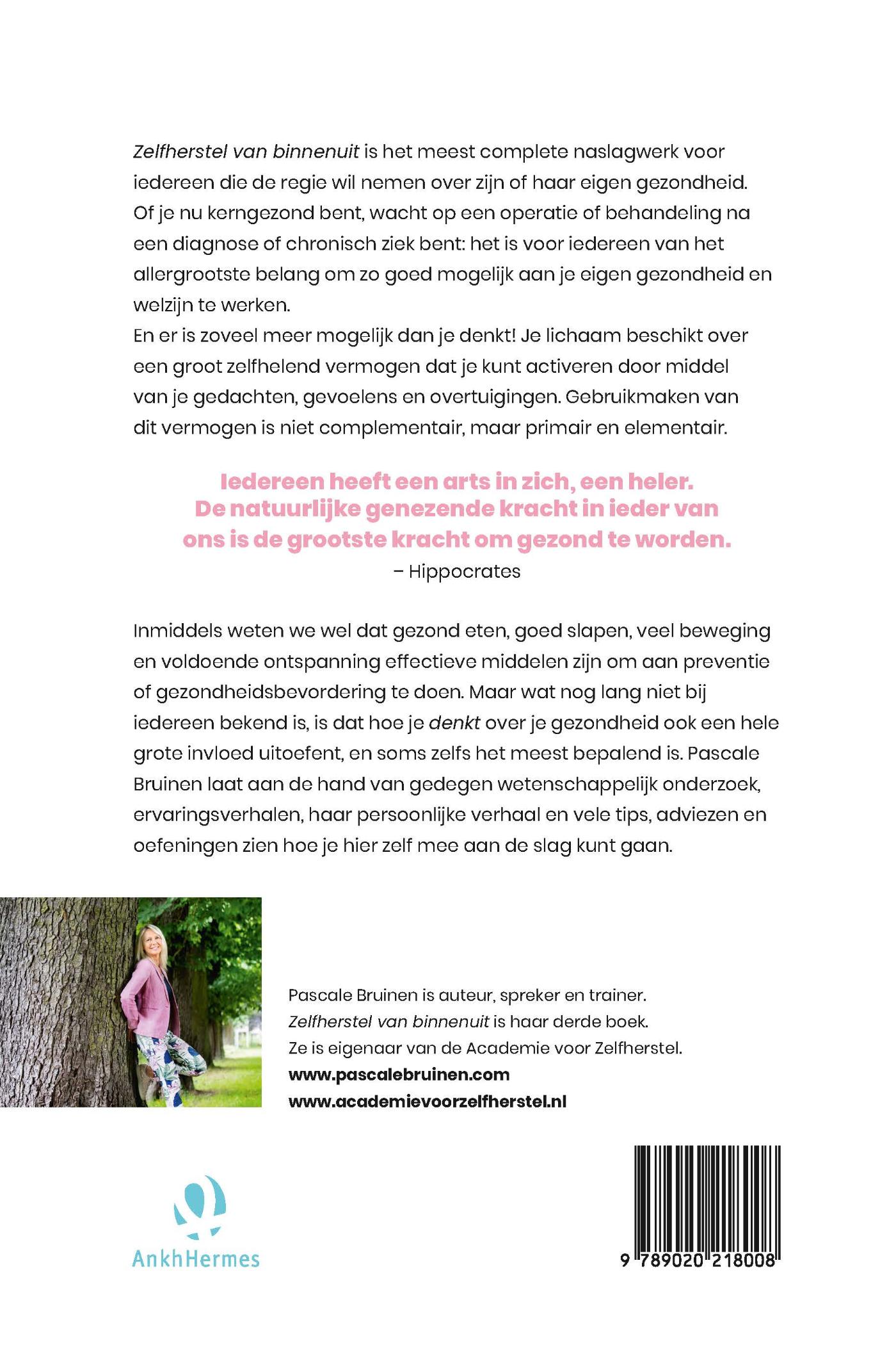 Achterkant van Zelfherstel van binnenuit