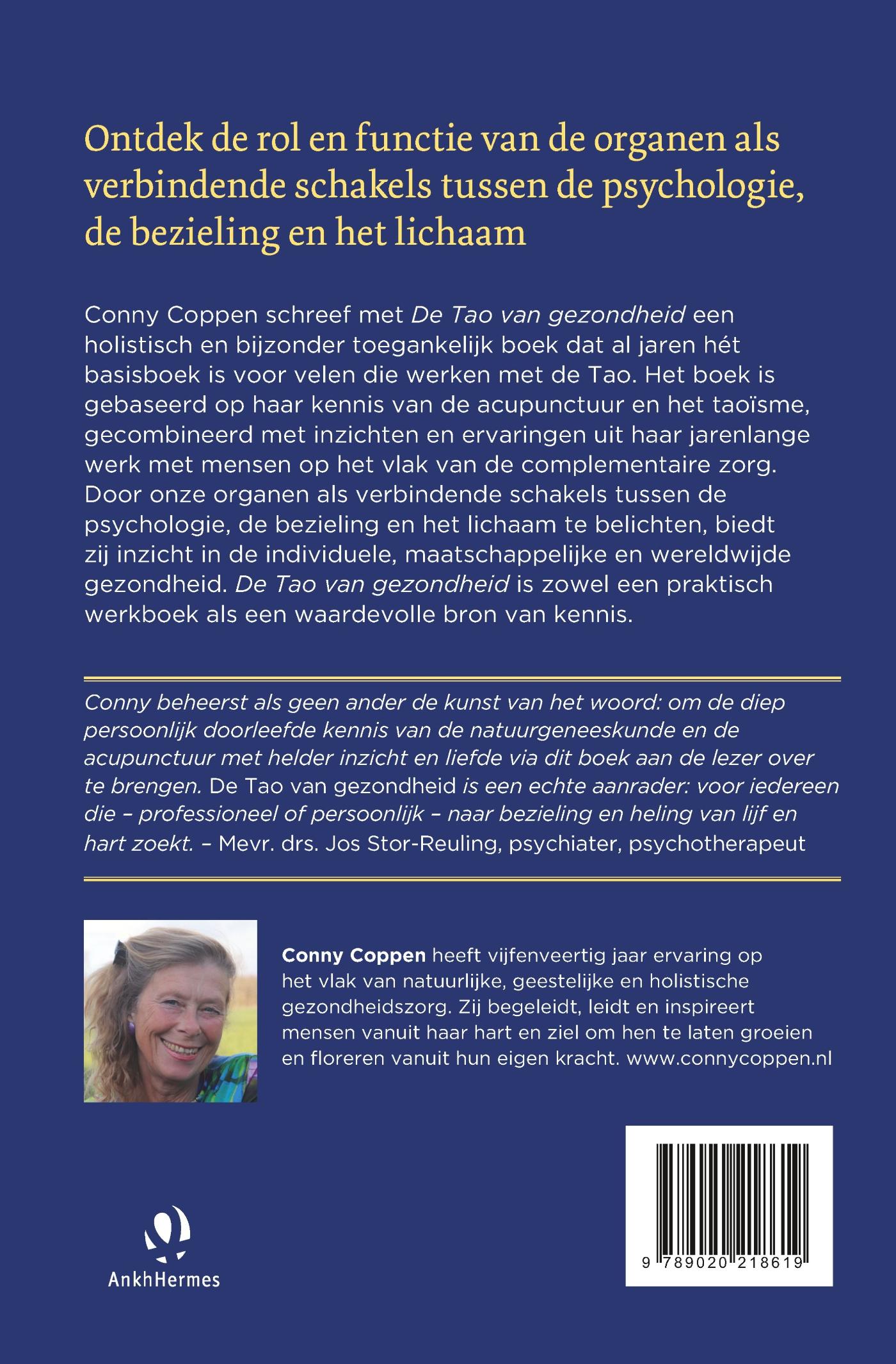 Achterkant van De Tao van gezondheid