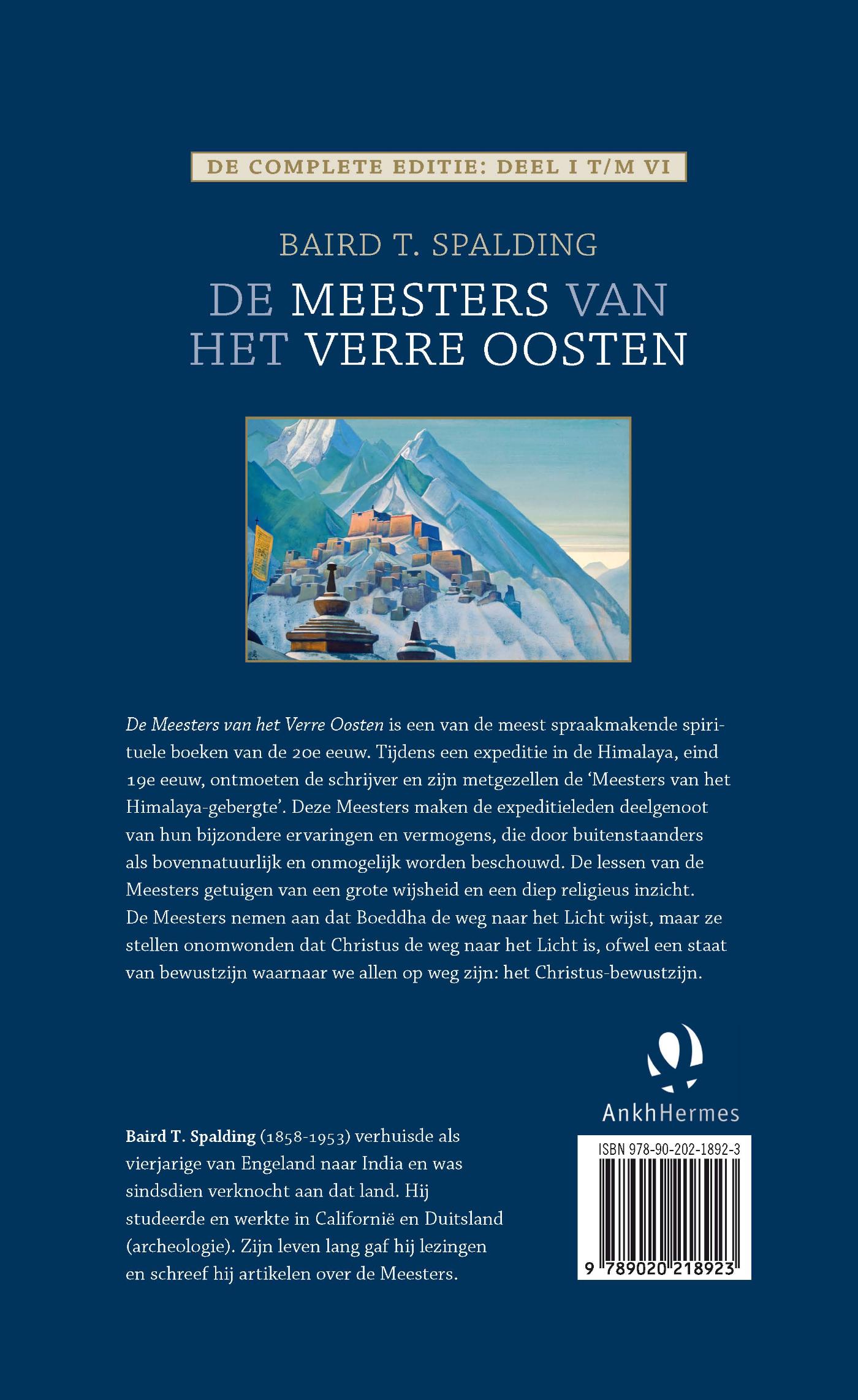 Achterkant van De Meesters van het Verre Oosten