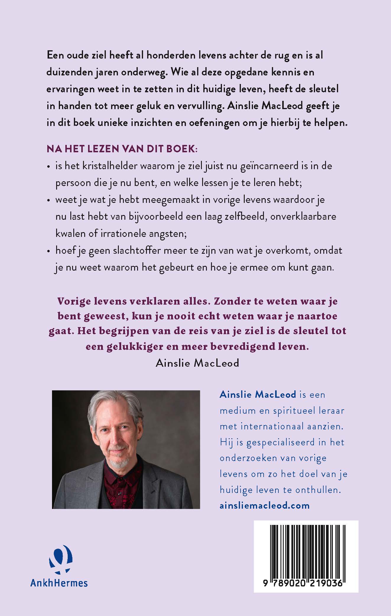 Achterkant van Gids voor oude zielen