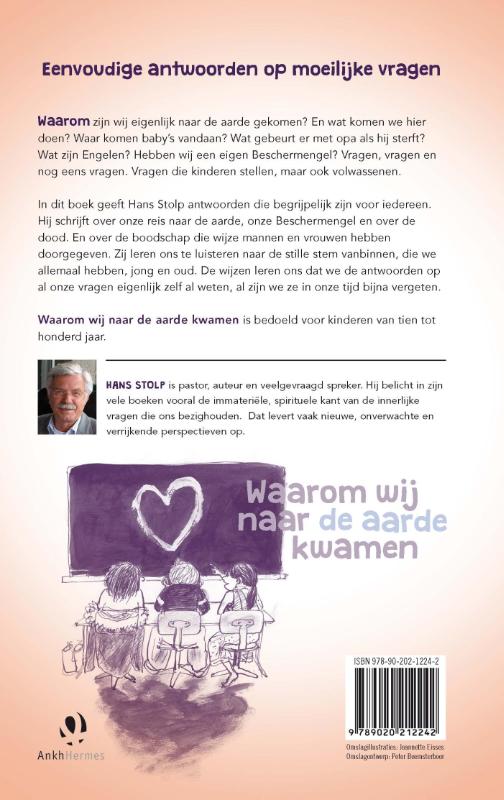 Achterkant van Waarom wij naar de aarde kwamen