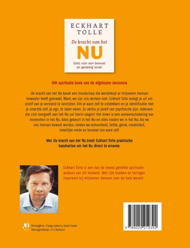 Achterkant van De kracht van het NU