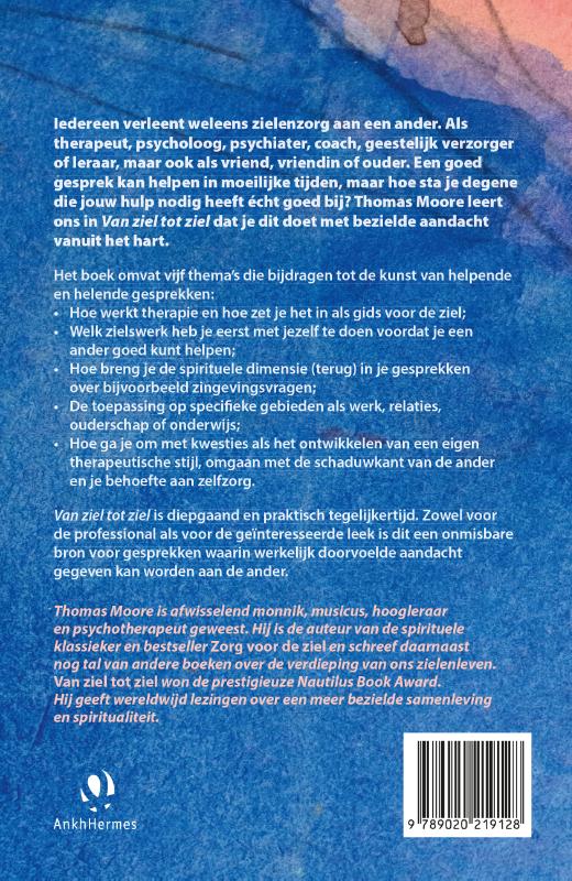 Achterkant van Van ziel tot ziel