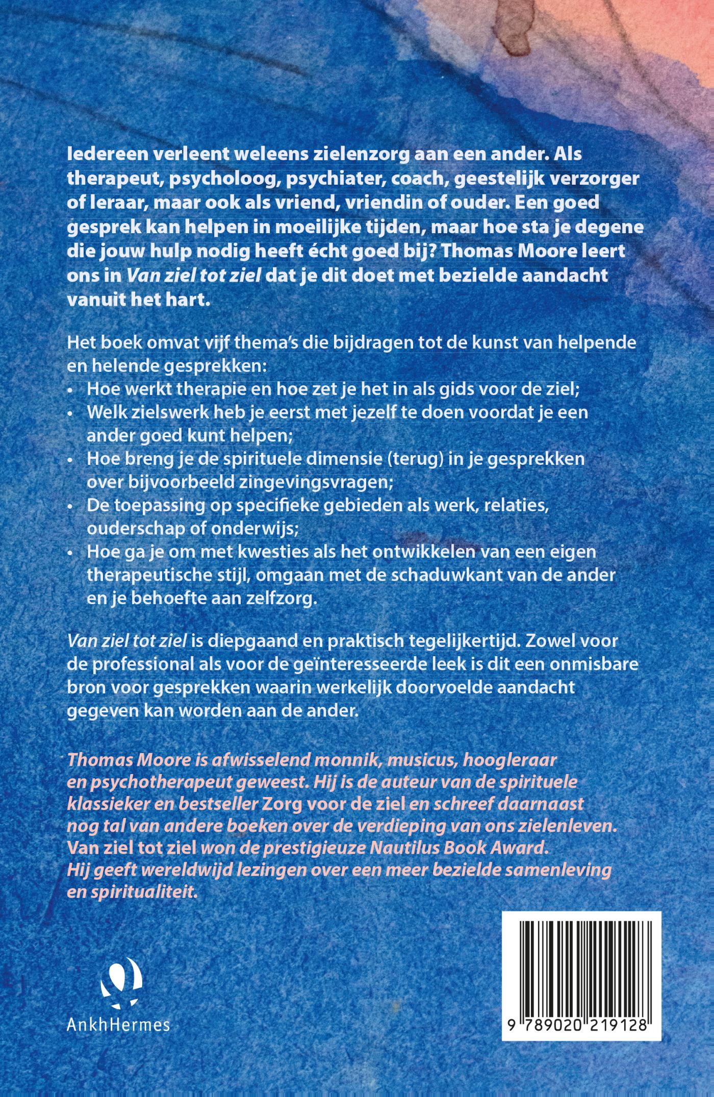 Achterkant van Van ziel tot ziel