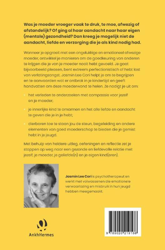 Achterkant van De emotioneel afwezige moeder