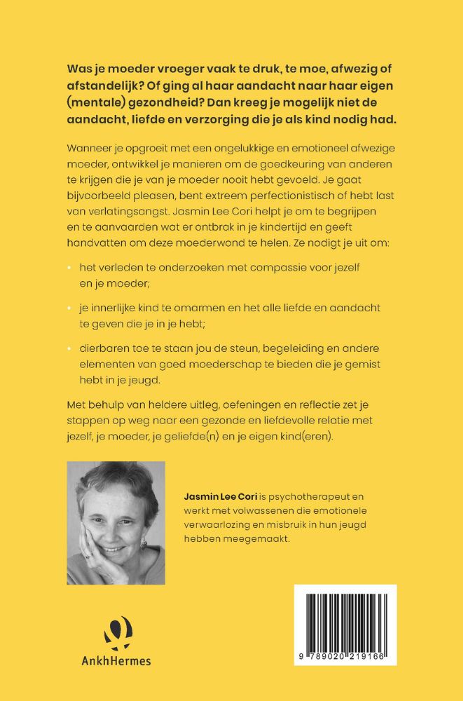 Achterkant van De emotioneel afwezige moeder