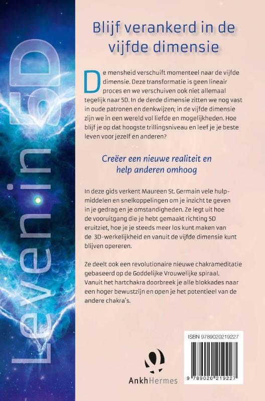 Achterkant van Leven in 5D