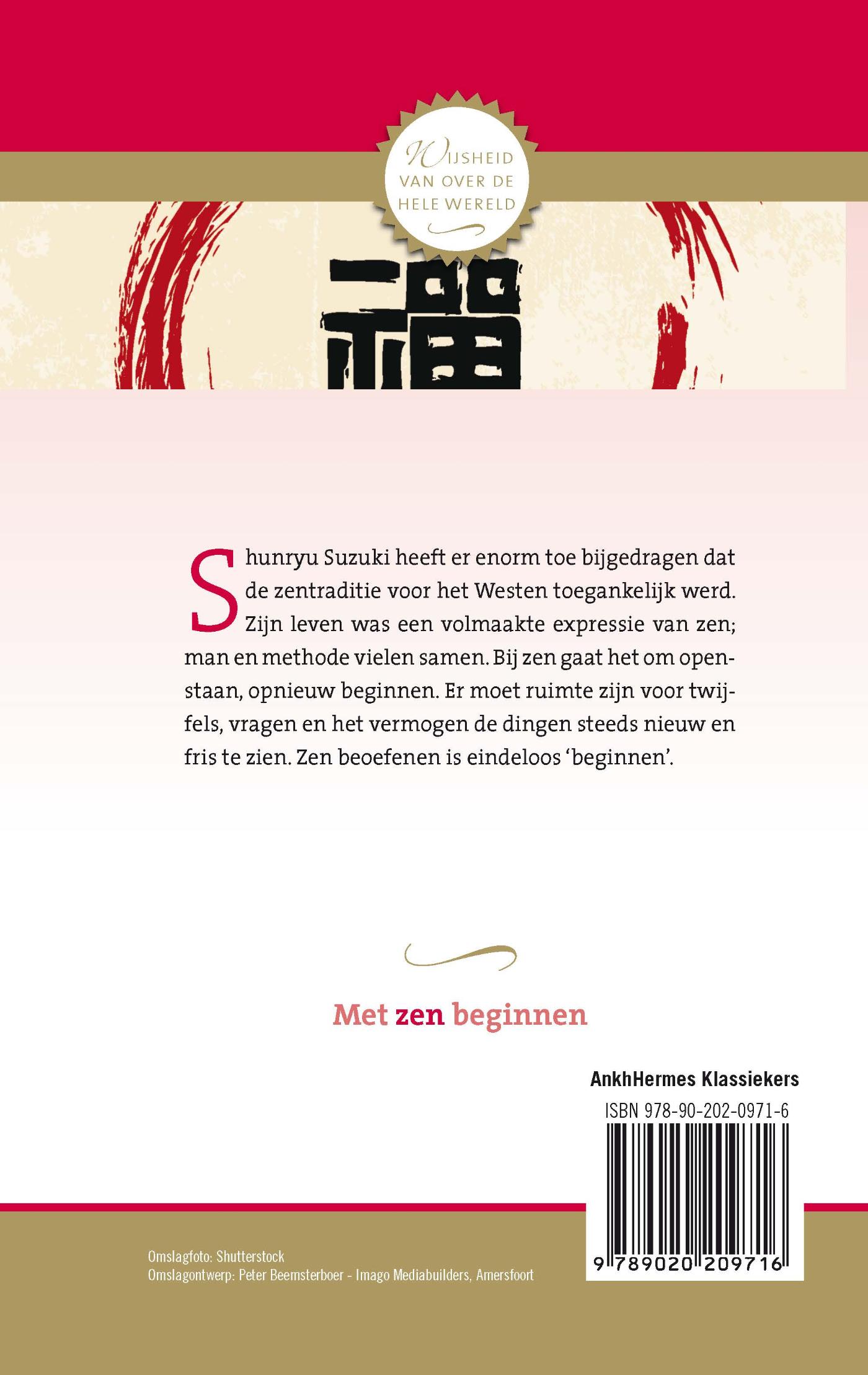 Achterkant van Met zen beginnen