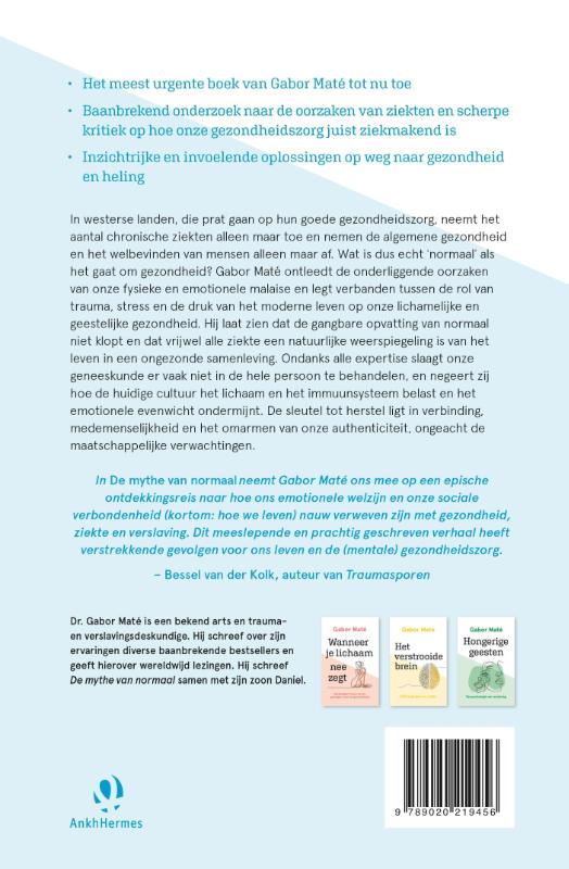 Achterkant van De mythe van normaal
