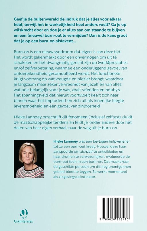 Achterkant van Burn-on