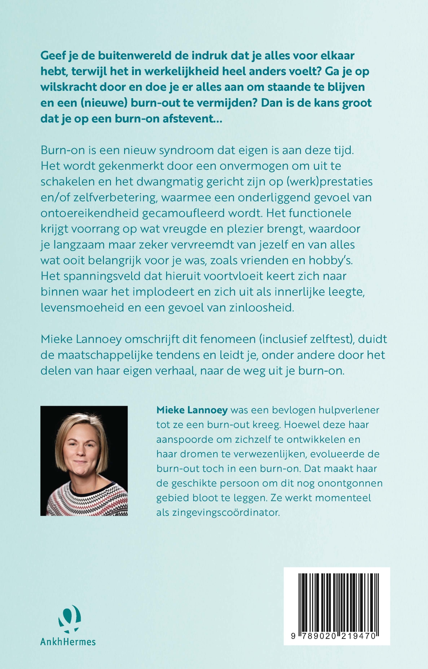 Achterkant van Burn-on