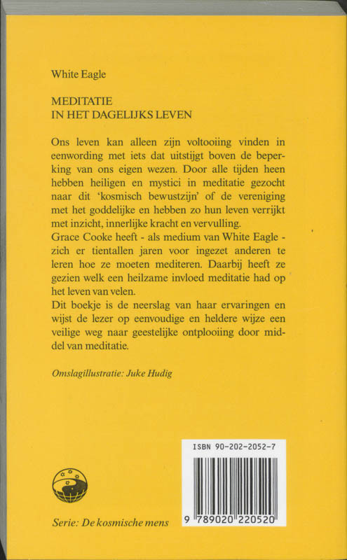 Achterkant van Meditatie in het dagelijks leven