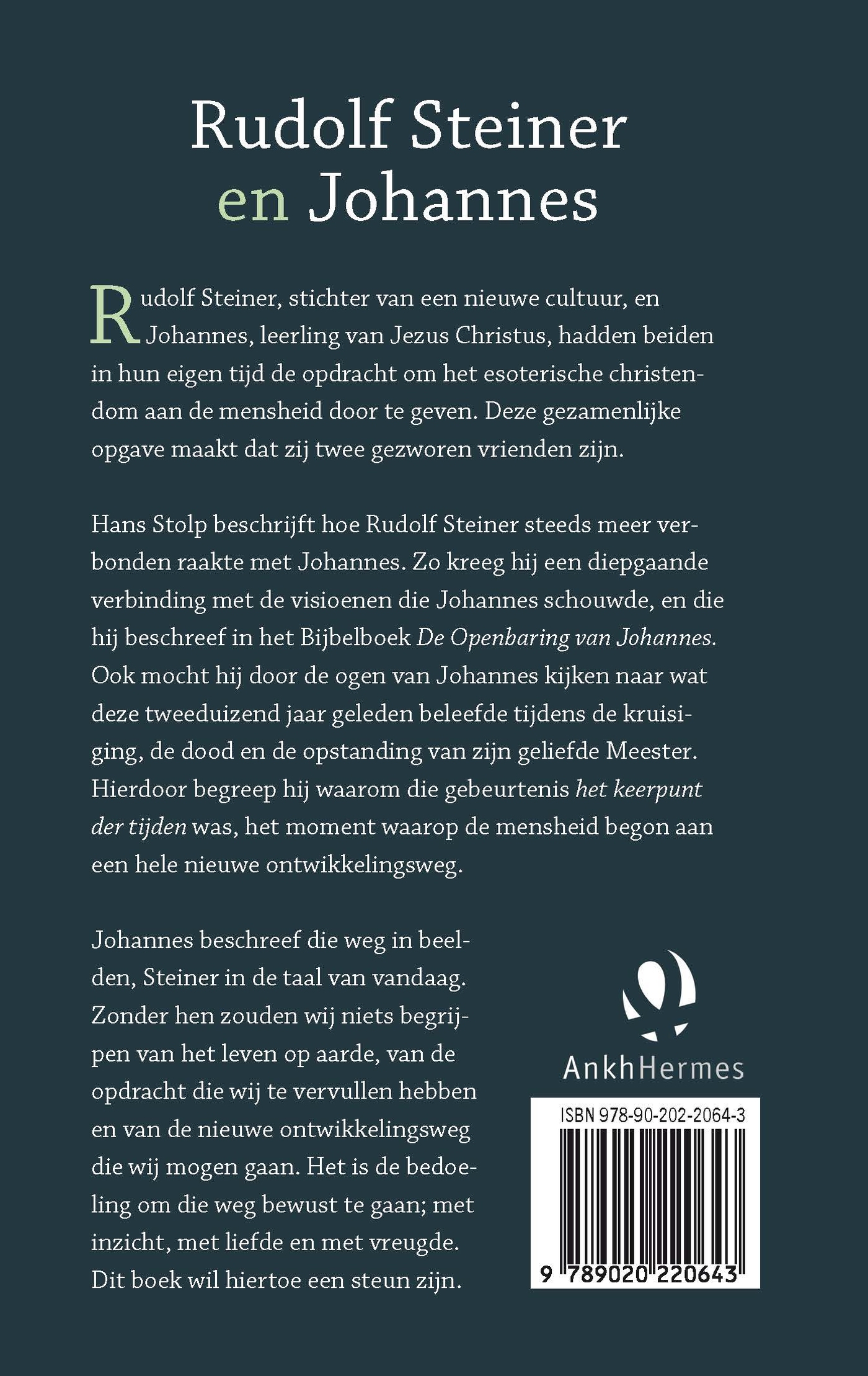 Achterkant van Rudolf Steiner en Johannes